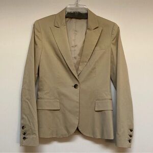 Theory Tan Blazer and Skirt Set